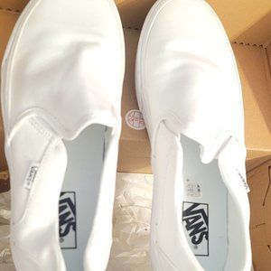 Vans Authentic Slipon Canvas Shoes - Like New in Box - Womens Sz 10
